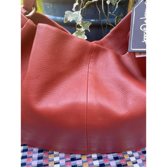 Foley Corinna Kate Hobo Genuine Leather Rust Pre-owned Shoulder bag - Picture 3 of 10